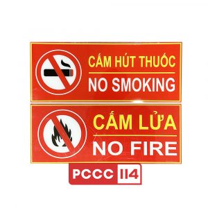 Bảng cấm lửa cấm thuốc tôn