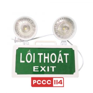 Đèn sự cố kết hợp Exit thoát hiểm (Tem kiểm định)